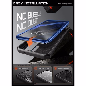 Supcase Unicorn Beetle Pro Mag MagSafe 2-Set Suojakuori Samsung Galaxy S26 Ultralle - Musta ja laivastonsininen