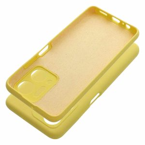Case for Honor X7A Silicone 2mm (camera protection) yellow