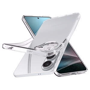 Spigen Liquid Crystal Suojakuori Samsung Galaxy S25 Edge:lle - läpinäkyvä