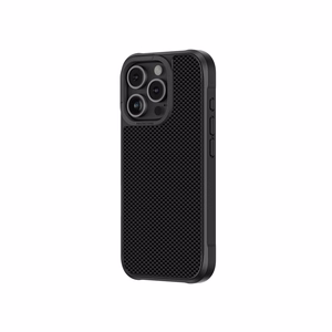AmazingThing Titan Max Suojakuori 600D Aramid-kuiduilla iPhone 16 Pro:lle - musta