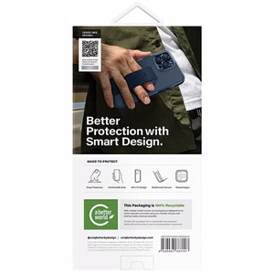 Uniq Heldro Mag Magclick latauva Suojakuori iPhone 15 Pro Maxille - läpinäkyvä