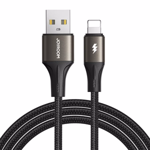 Joyroom SA25-AL3 USB – Lightning Kaapeli 3A 1,2 m, musta
