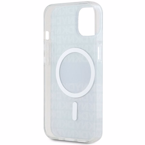 DKNY IML Mono ja Raita MagSafe Suojakuori iPhone 15/14/13:lle - musta