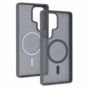 Tel Protect Aura matta Magsafe suojakuori Samsung Galaxy S26 Ultra harmaa