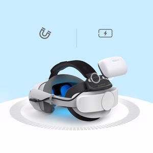 BoboVR P4U Paahihna Akulla PICO 4 Ultra:lle ja Ultra Enterprise:lle - valkoinen ja musta
