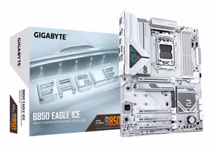 Gigabyte B850 Eagle Ice ATX Mainboard AM5 DDR5 4 slots 3xM.2 B850EAGLEICE