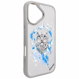 Nimmy Pantera MagSafe Suojakuori iPhone 16:lle - vaaleanharmaa