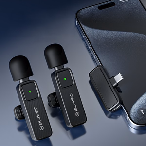 Blavec MK-01 ClipGo -nappimikrofonit, 2 kpl, USB-C (LMMK01-B) (väri: musta)