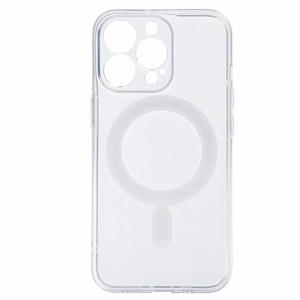 TEL PROTECT MagSilicone Suojakuori iPhone 13 Pro:lle läpinäkyvä