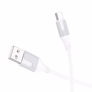 USB-kaapeli Borofone BX101 USB-A – USB-C 1,0 m valkoinen
