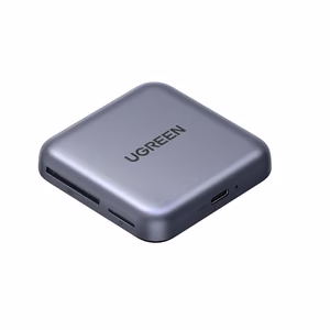 Ugreen magnetic memory card reader + 100W PD 3-in-1 charger - gray