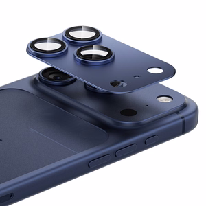 Benks Karkaistu lasi Glass Warrior Metal integroitu linssiensuoja iPhone 17 Pro (3 linssiä) sininen