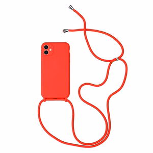 Strap Silikoni Suojakuori iPhone 11 Pro:lle - punainen