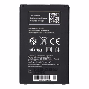 Akku LG K10:lle 2300 mAh Blue Star Premium