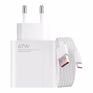 Laturi Xiaomi HyperCharge Combo 67W USB-A valkoinen BHR9465EU
