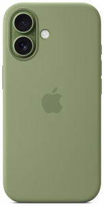 iPhone 17 silikoninen suojakuori MagSafella - vaalea sammal