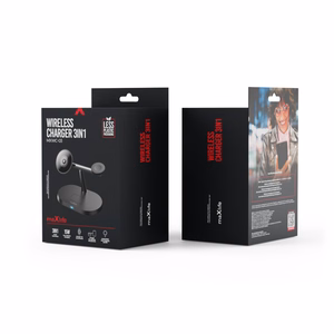 Maxlife MXWC-03 magnetic wireless charger 15W black 3in1