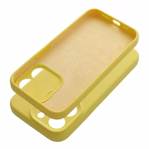 Silikonikuori 2mm IPHONE 16e (SE 4 2025) sitruunankeltainen