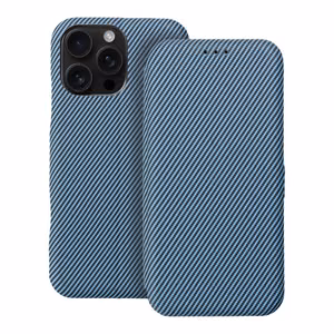Flip-suojakuori iPhone 16 PRO MAX:lle Folio Side Magnet sininen