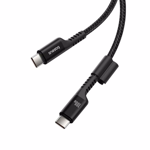 Baseus Fish-Eye USB-C - USB-C pikalaturi kaapeli 1 m 100 W musta