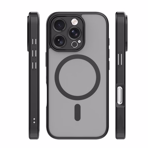 Mag Matt Suojakuori iPhone 16 Pro Max 6,9" musta kameransuoja