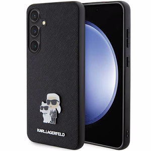Karl Lagerfeld Saffiano KC Pin kovakuori Samsung Galaxy S24 Plus:lle - musta