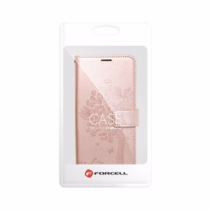 MEZZO Book Suojakuori iPhone 12 / 12 PRO:lle tree rose gold