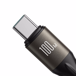 Joyroom Light-Speed Series S-A25 USB-C / USB-C kaapeli 100W 1,2 m - musta