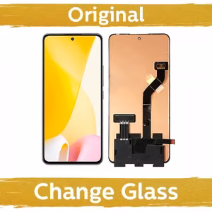 LCD-näyttö yhteensopiva Xiaomi Mi 12 Lite 5G musta (Uusittu: Kiina)