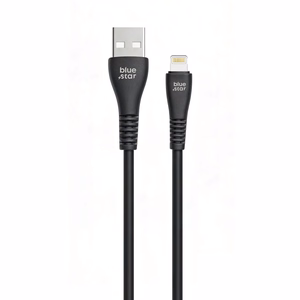 Kaapeli USB A–Lightning Blue Star 2A 12W 1 m PJ-DG5-A, musta
