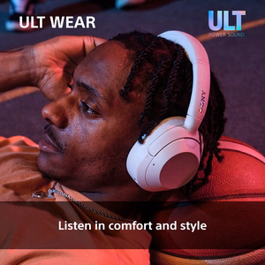 Sony ULT WEAR – langattomat Bluetooth-kuulokkeet ULT POWER SOUND -äänellä, syvällä bassolla, melunvaimennuksella ja jopa 30 h akulla