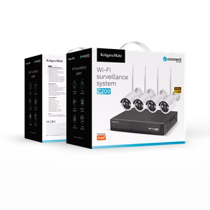 Kruger&Matz Connect C200 Tuya Wi-Fi 6 -valvontasarja