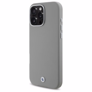 BMW Sign Full Wrapped Metal MagSafe suojakuori iPhone 16 Pro Max:lle - harmaa