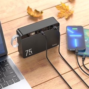 Hoco J94 Overlord varavirtalähde 22,5W 75000 mAh musta