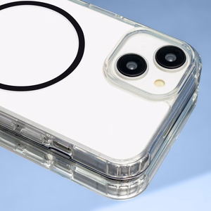 Anti Shock Thin Mag Suojakuori iPhone 17 Air 6,6":lle musta