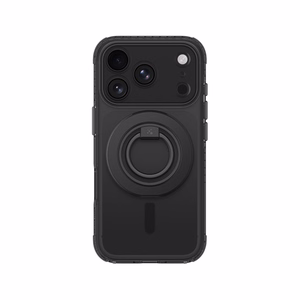 AmazingThing Titan Pro Lens Ring Set suojakuori mallille iPhone 18 Pro, kameransuojuksella ja magneettirenkaalla, MagSafe-yhteensopiva – väri: musta