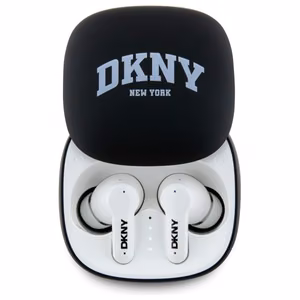 DKNY TWS BT 3D Rubber Matt Bluetooth Kuulokkeet - musta