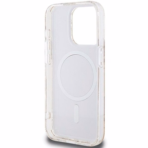 Guess IML GCube MagSafe Suojakuori iPhone 15 Pro:lle - ruskea