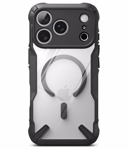 Ringke Fusion X Magnetic MagSafe -suojakuori iPhone 18 Pro Max / 17 Pro Max -malleille, musta