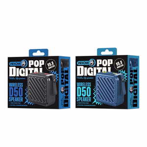 WEKOME D50 Pop Digital Series kannettava langaton Bluetooth 5.2 -kaiutin, musta