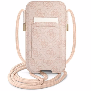 Guess käsilaukku GUPHL4GMGPI 6,7" vaaleanpunainen hardcase 4G Big Metal Logo