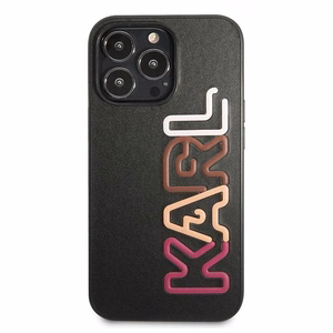 Karl Lagerfeld Multipink tuotemerkin kotelo iPhone 13 Pro / iPhone 13 - musta