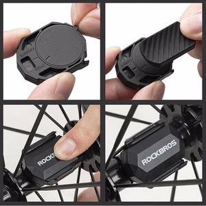 Rockbros C3 ANT+ / Bluetooth 2-in-1 nopeus- tai kadenssianturi - musta