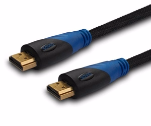 Savio CL-48 HDMI-kaapeli 2 m HDMI Type A (Standard) musta, sininen