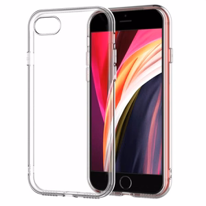 Suojakuori iPhone 7 / 8 / SE 2020 / SE 2022:lle - kirkas 2 mm Box läpinäkyvä