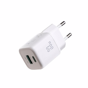 Joyroom JR-TG7 33W USB-A + USB-C -seinälaturi 30W USB-C - Lightning 1m kaapelilla - valkoinen