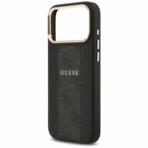 Guess 4G Stripe MagSafe -suojakuori iPhone 17 Pro Max - musta