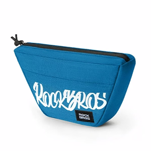 Rockbros G011 Flash Journey puolisuunnikkaan muotoinen ohjaustankolaukku, 0.7L – väri: sininen