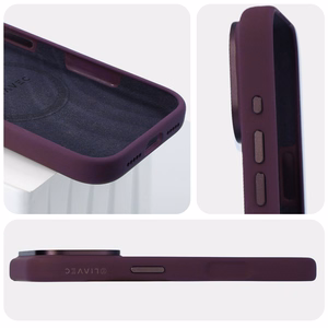 Liavec Silky -suojakuori metallisella kamerakehyksellä mallille iPhone 18 Pro Max/17 Pro Max, violetti
