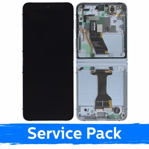 LCD-näyttö yhteensopiva Samsung F731 Z Flip5 (sisempi) kehyksellä / sininen / (Service Pack)